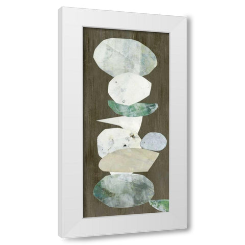 Mid-century Formation II White Modern Wood Framed Art Print by Goldberger, Jennifer