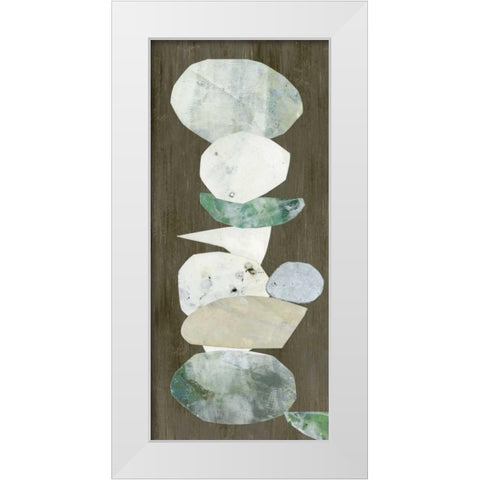 Mid-century Formation II White Modern Wood Framed Art Print by Goldberger, Jennifer