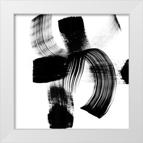 Playtime IV White Modern Wood Framed Art Print by Chandler, Sharon