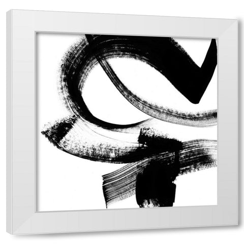 Playtime V White Modern Wood Framed Art Print by Chandler, Sharon