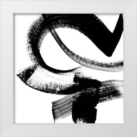 Playtime V White Modern Wood Framed Art Print by Chandler, Sharon