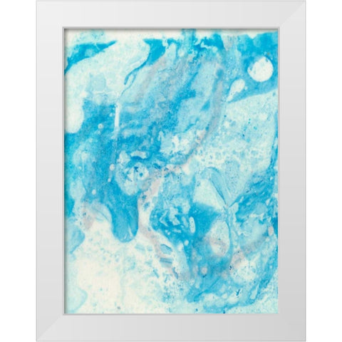 Seeing Blue I White Modern Wood Framed Art Print by Ludwig, Alicia