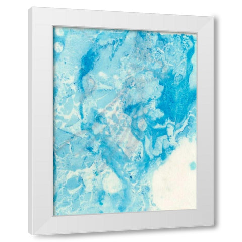 Seeing Blue II White Modern Wood Framed Art Print by Ludwig, Alicia