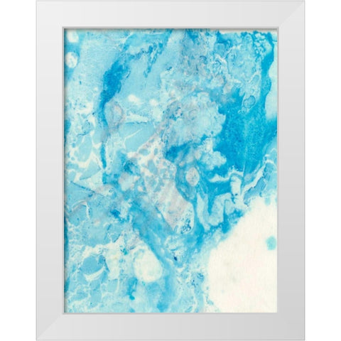 Seeing Blue II White Modern Wood Framed Art Print by Ludwig, Alicia