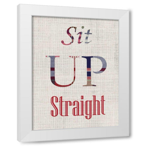 Manners VI White Modern Wood Framed Art Print by Ludwig, Alicia