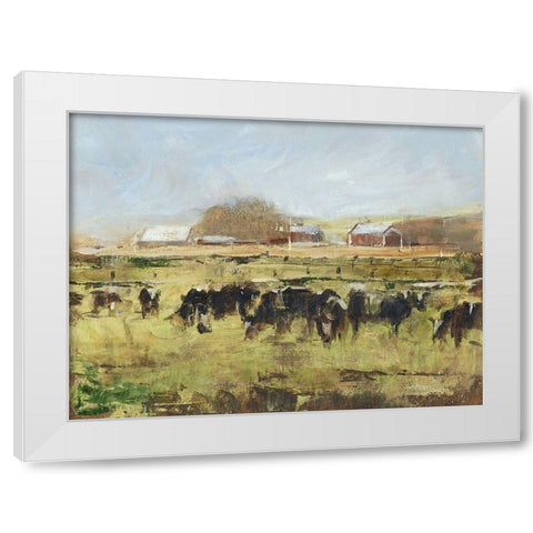 Custom Out to Pasture II White Modern Wood Framed Art Print by Harper, Ethan