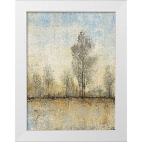 Custom Quiet Nature I White Modern Wood Framed Art Print by OToole, Tim