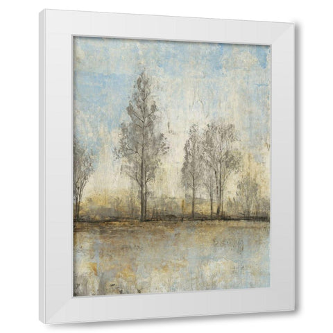 Custom Quiet Nature II White Modern Wood Framed Art Print by OToole, Tim