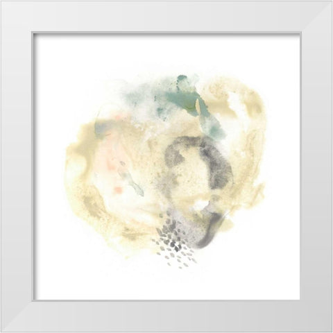 Galaxy I White Modern Wood Framed Art Print by Vess, June Erica