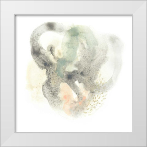 Galaxy II White Modern Wood Framed Art Print by Vess, June Erica