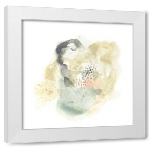 Galaxy IV White Modern Wood Framed Art Print by Vess, June Erica