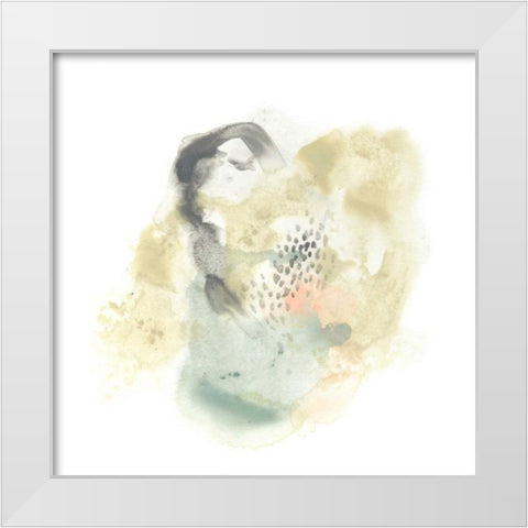 Galaxy IV White Modern Wood Framed Art Print by Vess, June Erica
