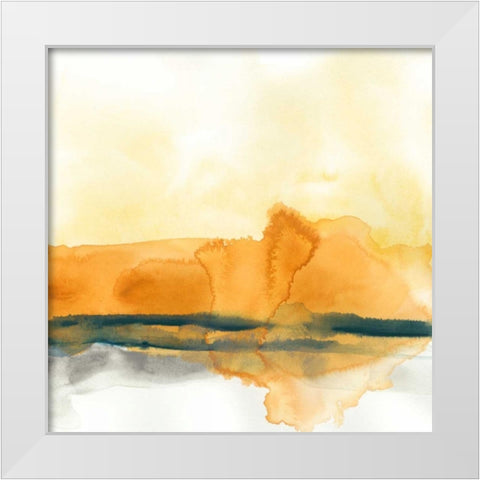Mesa Skyline I White Modern Wood Framed Art Print by Vess, June Erica