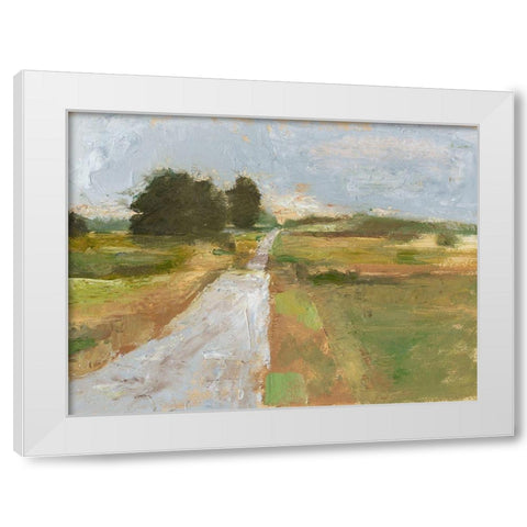 Back Country Road I White Modern Wood Framed Art Print by Harper, Ethan