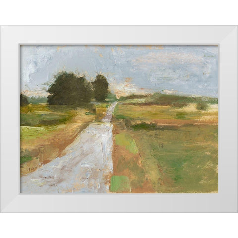 Back Country Road I White Modern Wood Framed Art Print by Harper, Ethan