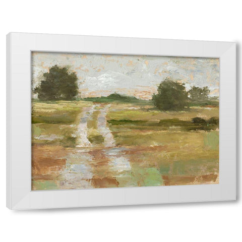 Back Country Road II White Modern Wood Framed Art Print by Harper, Ethan