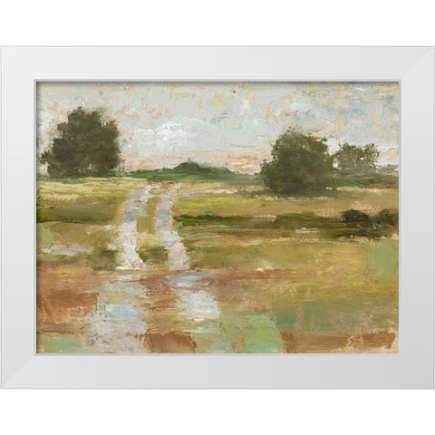 Back Country Road II White Modern Wood Framed Art Print by Harper, Ethan