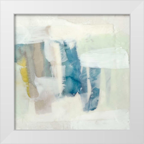 Encaustic Window II White Modern Wood Framed Art Print by Goldberger, Jennifer