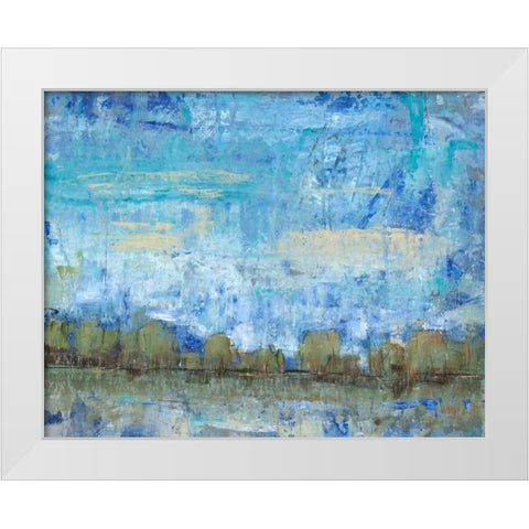 Forest Edge II White Modern Wood Framed Art Print by OToole, Tim