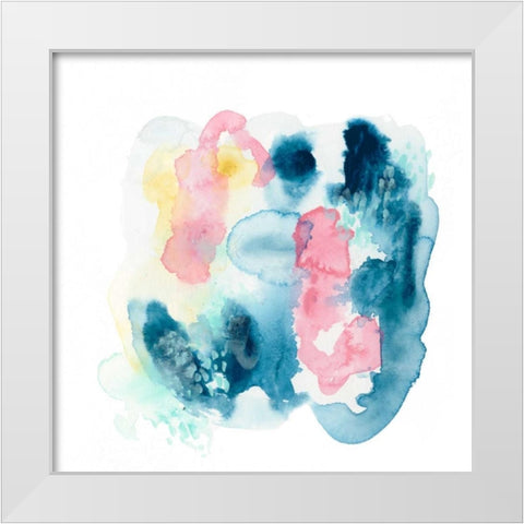 Intrigue III White Modern Wood Framed Art Print by Vess, June Erica