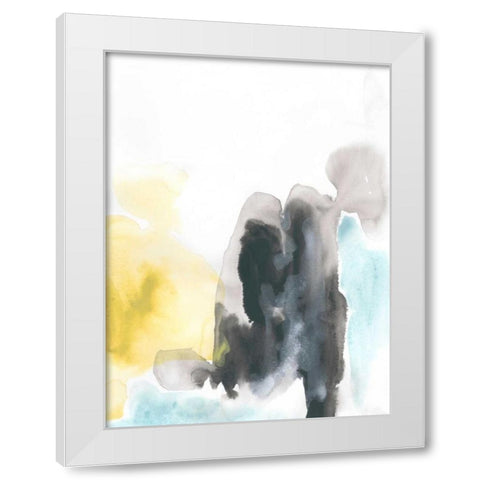 Geode Mirage II White Modern Wood Framed Art Print by Vess, June Erica