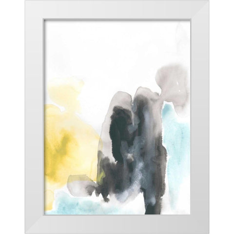 Geode Mirage II White Modern Wood Framed Art Print by Vess, June Erica