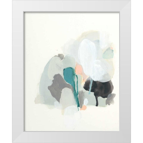 Extrapolate I White Modern Wood Framed Art Print by Vess, June Erica