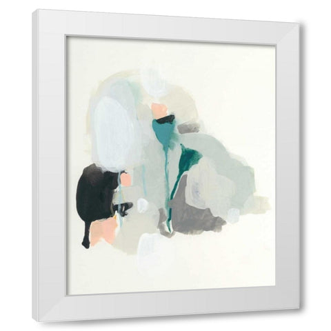 Extrapolate II White Modern Wood Framed Art Print by Vess, June Erica