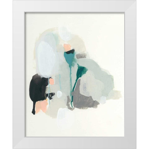 Extrapolate II White Modern Wood Framed Art Print by Vess, June Erica