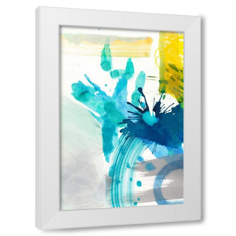 Take Off I White Modern Wood Framed Art Print by Fuchs, Jodi