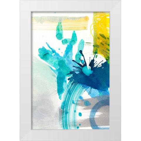 Take Off I White Modern Wood Framed Art Print by Fuchs, Jodi