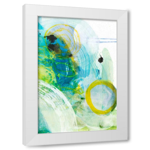Take Off II White Modern Wood Framed Art Print by Fuchs, Jodi