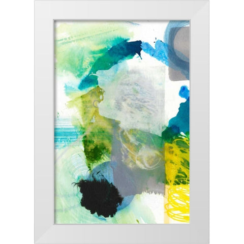 Take Off III White Modern Wood Framed Art Print by Fuchs, Jodi