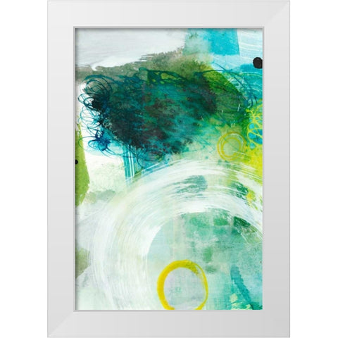 Take Off IV White Modern Wood Framed Art Print by Fuchs, Jodi