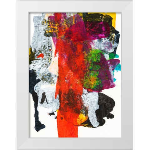 Hana I White Modern Wood Framed Art Print by Fuchs, Jodi