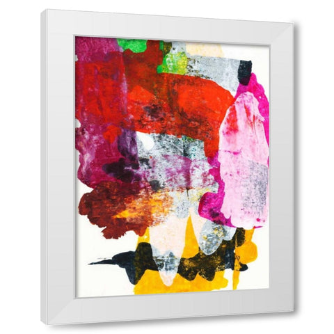 Hana II White Modern Wood Framed Art Print by Fuchs, Jodi