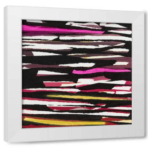 Torn I White Modern Wood Framed Art Print by Fuchs, Jodi