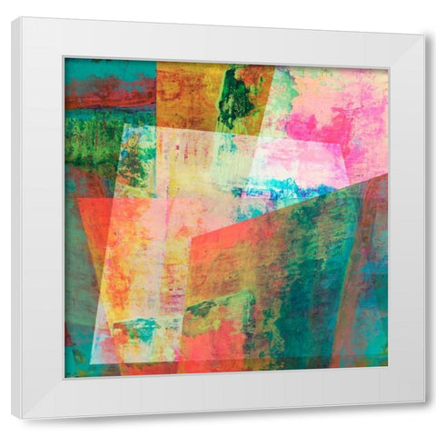 Hifi Geometric IV White Modern Wood Framed Art Print by Studio W