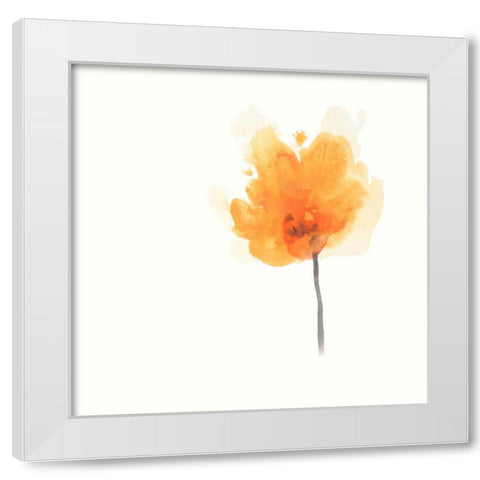 Expressive Blooms IX White Modern Wood Framed Art Print by Vess, June Erica