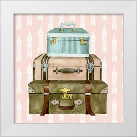 Travel Dream II White Modern Wood Framed Art Print by Popp, Grace