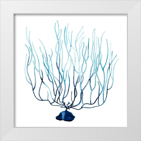 Fan de la Mer I White Modern Wood Framed Art Print by Popp, Grace