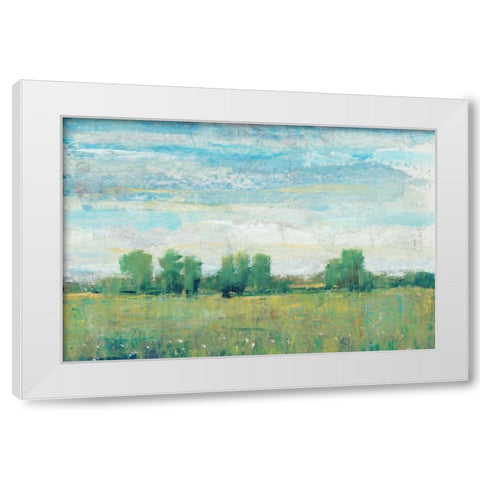 Splendor in Spring I White Modern Wood Framed Art Print by OToole, Tim