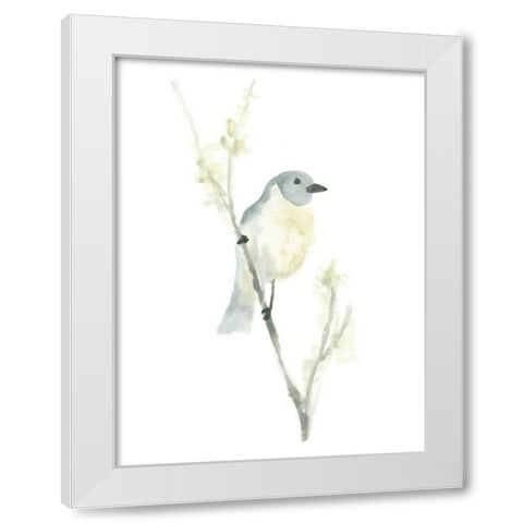 Avian Impressions III White Modern Wood Framed Art Print by Vess, June Erica