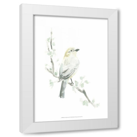 Avian Impressions IV White Modern Wood Framed Art Print by Vess, June Erica