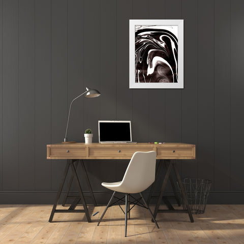 Yinyang II White Modern Wood Framed Art Print by Ludwig, Alicia