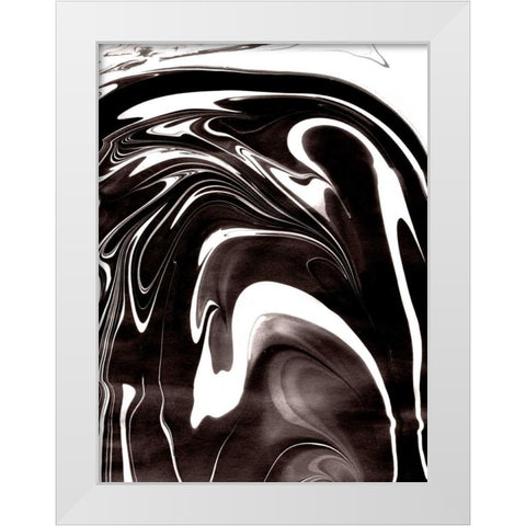 Yinyang II White Modern Wood Framed Art Print by Ludwig, Alicia