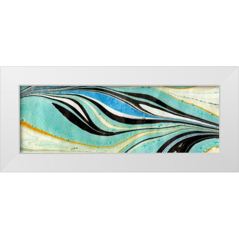Placid I White Modern Wood Framed Art Print by Ludwig, Alicia