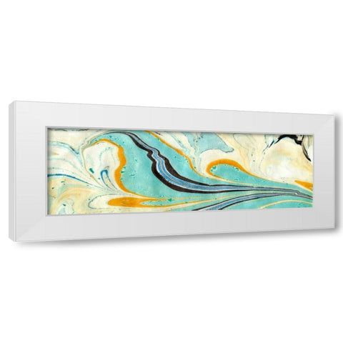 Placid II White Modern Wood Framed Art Print by Ludwig, Alicia