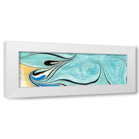 Placid III White Modern Wood Framed Art Print by Ludwig, Alicia