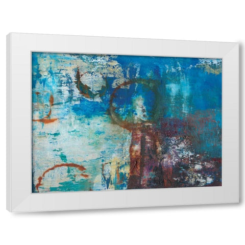 Oxidation White Modern Wood Framed Art Print by Fuchs, Jodi